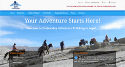 Desktop Screenshot of eveholidays.com